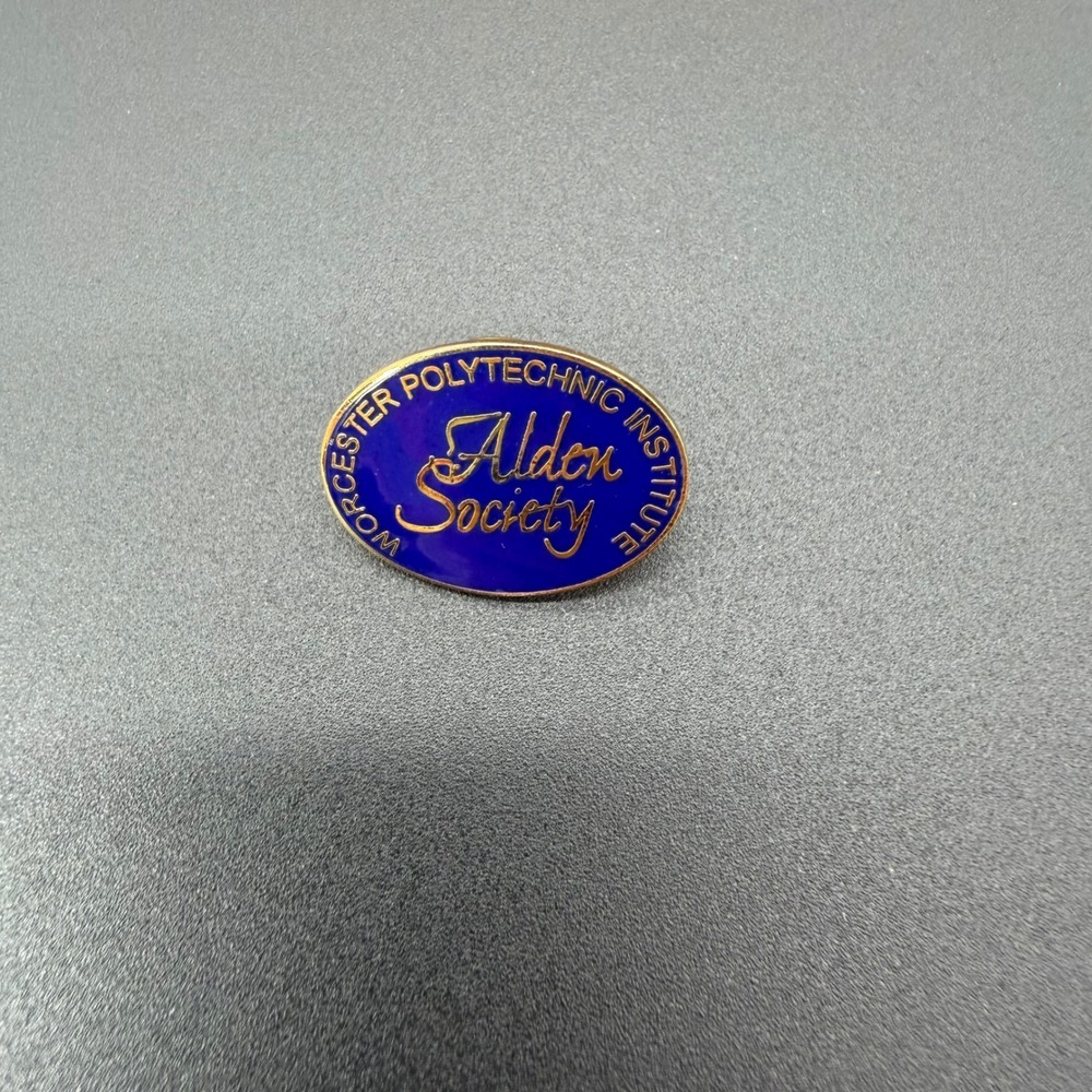 WPI Worcester Polytechnic Institute Alden Society Blue Enamel Lapel Pin Paragon